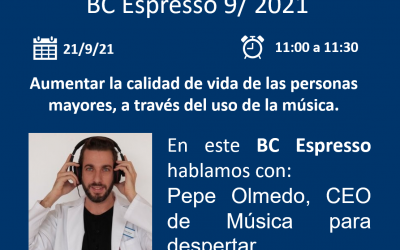 BC Espresso con Pepe Olmedo – La música como herramienta para mejorar la calidad de vida de las personas!